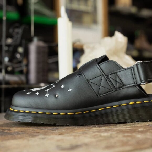 Dr. Martens JORGE II CELESTIAL MOTH EMBROIDERED MULES MSRP$210 Chic & Grunge - Picture 10 of 16